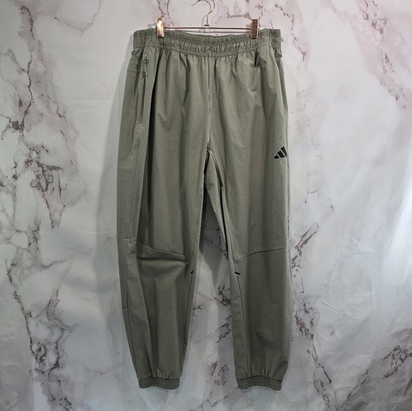 ADIDAS Pants Mens Large Designed for Training Loose Fit Jogger Pull On Ripstop - Picture 1 of 15